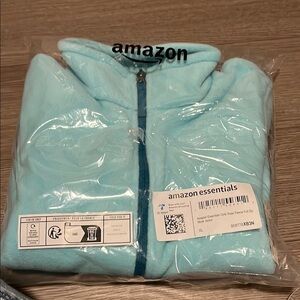 Amazon Essentials Light Blue Fleece Jacket